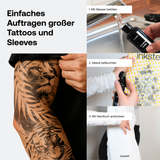 Spraying-Bottle für flexibles Auftragen großer Tattoos
