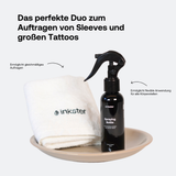 Spraying-Bottle für flexibles Auftragen großer Tattoos