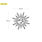 Sonne und Mond Umarmung