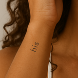 His Tattoo