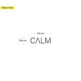 Karma & Calm Tattoo - Doppelpack