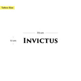 Invictus Tattoo