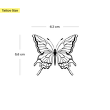 Schmelzender Schmetterling Tattoo