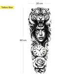Göttin der Wildnis Tattoo Sleeve