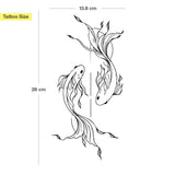 Koi Fische Balance Tattoo