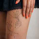 Koi Fische Balance Tattoo