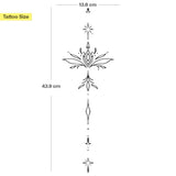 Pfad der Balance Ornament Tattoo