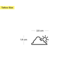 Wolke und Sonne