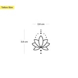 Kleiner Lotus Tattoo