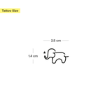 Kleiner Elefant Tattoo