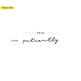 patiently