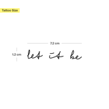 let it be