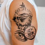 Weitsicht des Adlers Tattoo