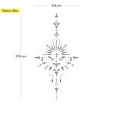 Sonnenstrahlen Ornament Tattoo