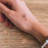 Abstrakter Lotus