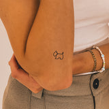 Terrier Silhouette Tattoo
