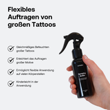 Spraying-Bottle für flexibles Auftragen großer Tattoos