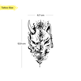 Maske der Balance Tattoo