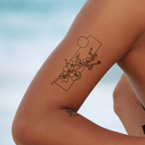 Kirschblüten im Rechteck Tattoo ☀️