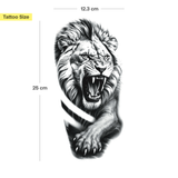 Wilder Löwe Tattoo