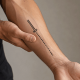 Klinge der Entschlossenheit Tattoo