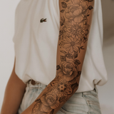 Blumen & Mandalas Tattoo Sleeve