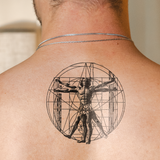 Vitruvianischer Mensch Tattoo