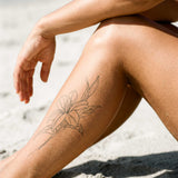 Große Lilie Tattoo