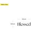 Blessed Tattoo