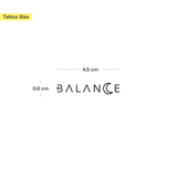 Mond Balance & Mondphasen Tattoo - Doppelpack