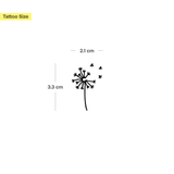 Pusteblume Tattoo - Doppelpack