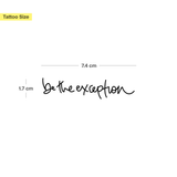 be the exception