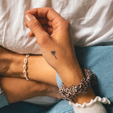 Kleine Palme Tattoo - Doppelpack